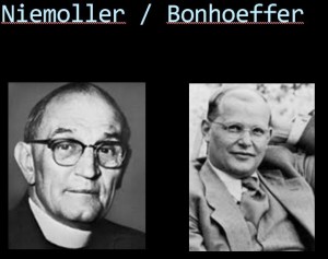 Niemoller Bonhoeffer